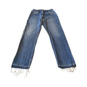 Vintage 90s Levis 505 Regular Fit Straight Leg 28x29 Blue Denim USA *Read*